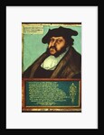 Portrait of John I the Steadfast, Elector of Saxony, c.1533 by Lucas the Elder Cranach