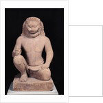 Lion-headed guardian, Banteay Srei Style, c.967 by Cambodian School
