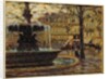 La fontaine, Paris, 1904 by Henri Eugene Augustin Le Sidaner