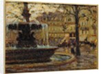 La fontaine, Paris, 1904 by Henri Eugene Augustin Le Sidaner