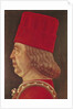 Portrait of Borso d'Este, Prince of Ferrara by Baldassare d' Este