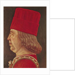 Portrait of Borso d'Este, Prince of Ferrara by Baldassare d' Este
