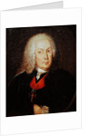 Portrait of Sebasiao Jose de Carvalho e Mello Marques de Pombal by Portuguese School