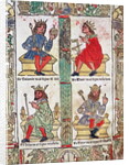 King David, Solomon, Luba and Turnis by Italian School