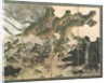 Moonlight Winter Landscape, part of a six panel folding screen by School Japanese