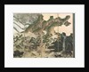 Moonlight Winter Landscape, part of a six panel folding screen by School Japanese