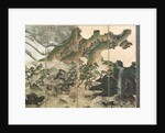 Moonlight Winter Landscape, part of a six panel folding screen by School Japanese