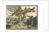 Moonlight Winter Landscape, part of a six panel folding screen by School Japanese