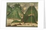 Spring Landscape with Sun, part of a six panel folding screen by School Japanese