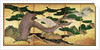 The Hawks in the Pines, 6 panel folding screen by Eitoku Kano
