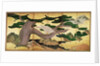The Hawks in the Pines, 6 panel folding screen by Eitoku Kano