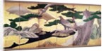 The Hawks in the Pines by Eitoku Kano