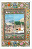 Ms E-14 Musicians and Listeners by a Fire and a Noblewoman with her Servants by Indian School