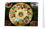 Tabletop of the Seven Deadly Sins and the Four Last Things by Hieronymus Bosch