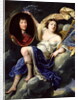 Fame Presenting a Portrait of Louis XIV to France by Jean Nocret