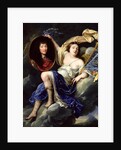 Fame Presenting a Portrait of Louis XIV to France by Jean Nocret