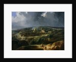 View of Jerusalem from the Valley of Jehoshaphat, 1825 by Auguste Forbin