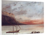 Sunset over Lake Leman, 1874 by Gustave Courbet