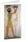An Inmutef priest making an offering by Egyptian 20th Dynasty