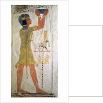 An Inmutef priest making an offering by Egyptian 20th Dynasty