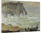 Rough Sea at Etretat, 1883 by Claude Monet