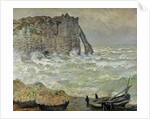 Rough Sea at Etretat, 1883 by Claude Monet