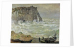Rough Sea at Etretat, 1883 by Claude Monet