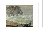 Rough Sea at Etretat, 1883 by Claude Monet