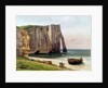 The Cliffs at Etretat, 1869 by Gustave Courbet