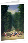 The Groves of Versailles: View of the Maze with Diana and her Nymphs, 1688 by Jean the Younger Cotelle