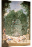 The Groves of Versailles: View of the Entrance to the Maze with Birds, Nymphs and Cherubs, 1688 by Jean the Younger Cotelle