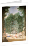 The Groves of Versailles: View of the Entrance to the Maze with Birds, Nymphs and Cherubs, 1688 by Jean the Younger Cotelle