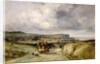 Arrival of a Stagecoach at Treport, 1878 by Jules Achille Noel