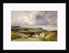 Arrival of a Stagecoach at Treport, 1878 by Jules Achille Noel