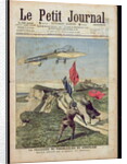 Louis Bleriot landing at Dover by French School