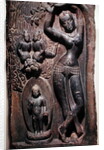 Queen Maya giving birth to the future Buddha by Nepalese School