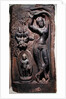 Queen Maya giving birth to the future Buddha by Nepalese School