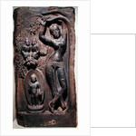 Queen Maya giving birth to the future Buddha by Nepalese School