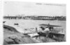 Asnieres, the ferry at Levallois-Perret, c.1900 by French Photographer