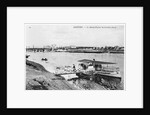Asnieres, the ferry at Levallois-Perret, c.1900 by French Photographer