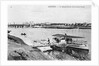 Asnieres, the ferry at Levallois-Perret, c.1900 by French Photographer