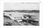 Asnieres, the ferry at Levallois-Perret, c.1900 by French Photographer