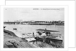 Asnieres, the ferry at Levallois-Perret, c.1900 by French Photographer