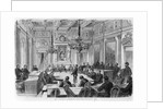 Members of the Commune in session at the Hotel de Ville, Salle des Maires, Paris, 1871 by Auguste Victor Deroy