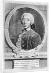 Portrait of Louis-Claude d'Aquin engraved by Charles Descombes, 1747 by Etienne Jehandier Desrochers