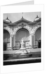 Portico and fountain at the Universal Exhibition, Paris by Adolphe Giraudon