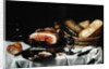 Still Life with Ham by Pieter Claesz
