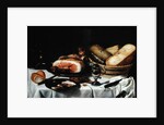 Still Life with Ham by Pieter Claesz