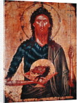 Icon of St. John the Forerunner by Cretan