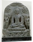 Seated Buddha in meditation by Indian School